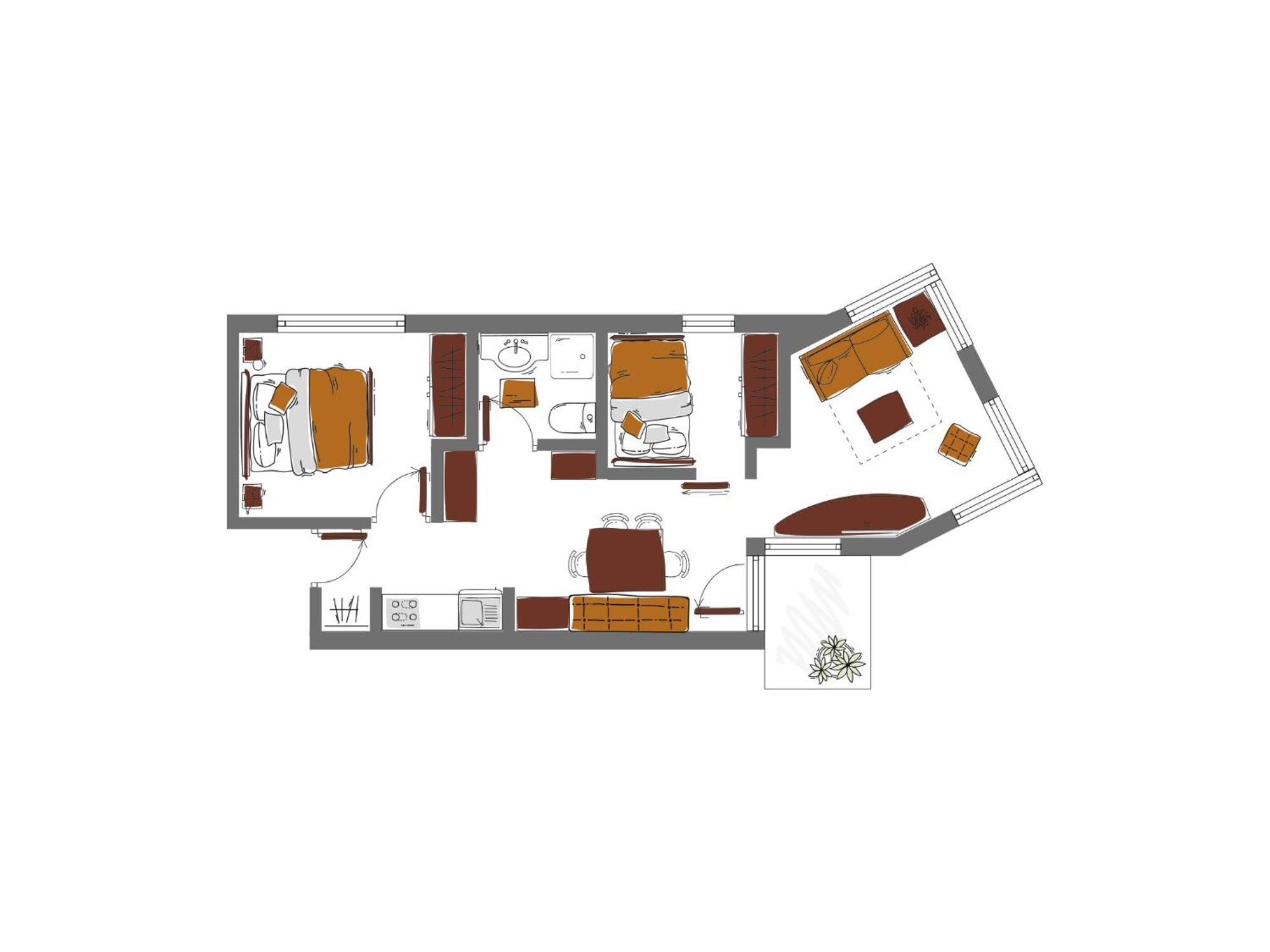 Schoenblick - Gurgl B&B Obergurgl Bilik gambar