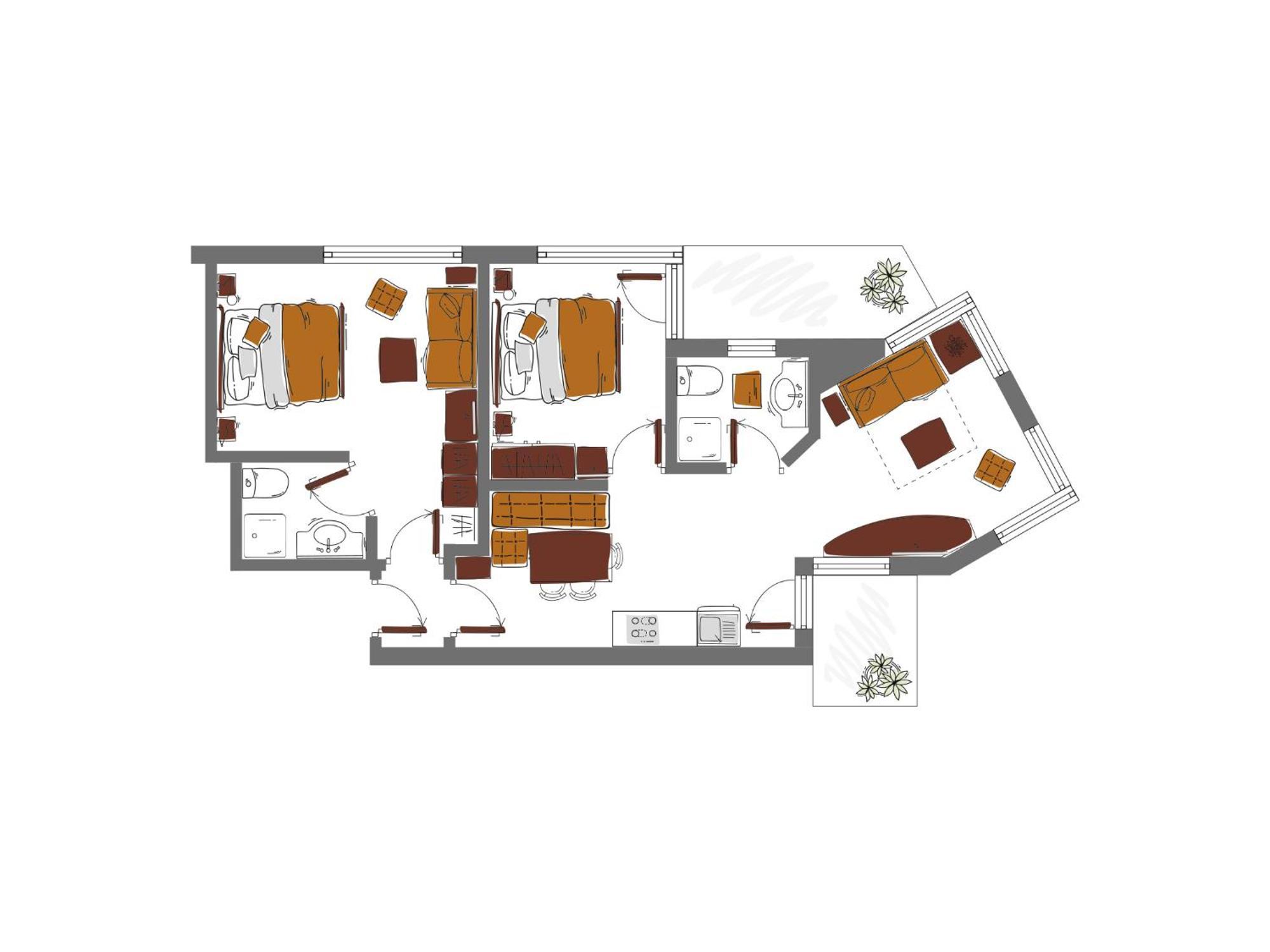 Schoenblick - Gurgl B&B Obergurgl Bilik gambar