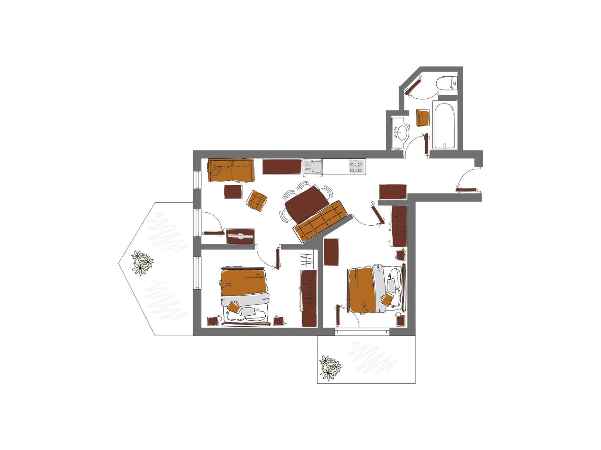 Schoenblick - Gurgl B&B Obergurgl Bilik gambar